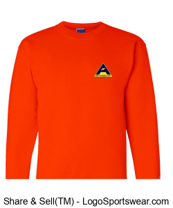 Champion Adult Eco Crewneck Sweatshirt - Mars Artwork Design Zoom