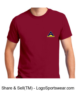 Gildan Adult Unisex Ultra Cotton T-shirt - Print Logo Design Zoom